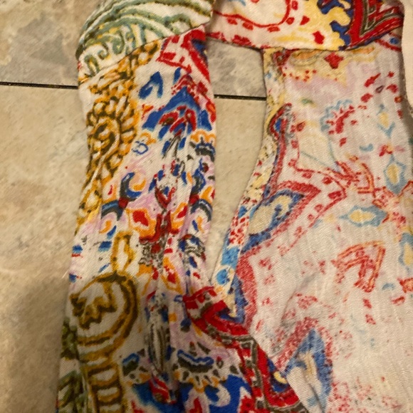 American Rag Paisley Romper sz 7 - Picture 4 of 8